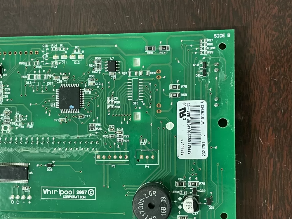 Whirlpool W10179143 2321751 Refrigerator Display Control Board AZ59981 | KM2014