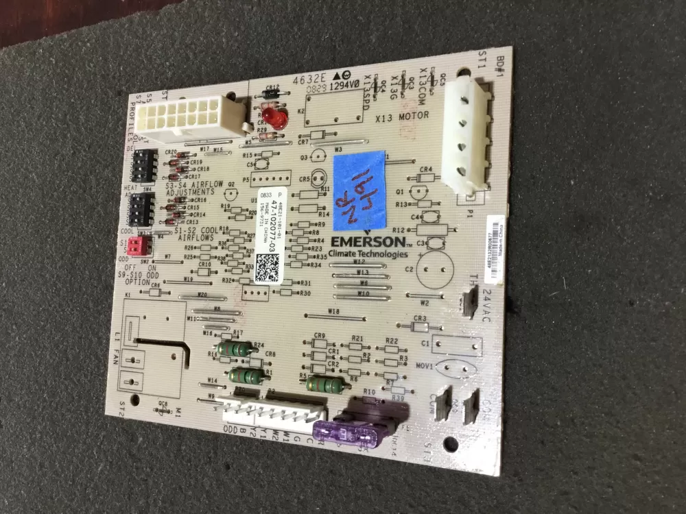 Rheem Emerson 47 102077 03 48e21 101 01  Control Board AZ109764 | NR491