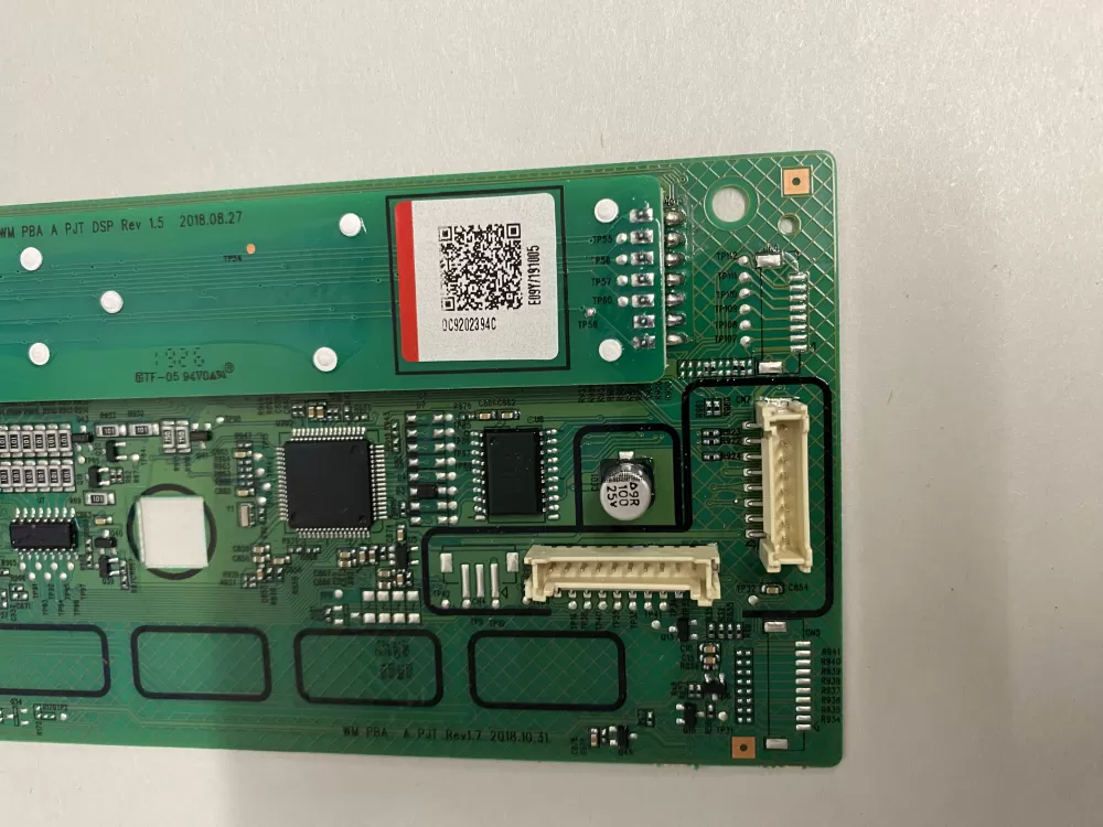 Samsung Washer DC9202394C Display Board AZ227430 | BK1917
