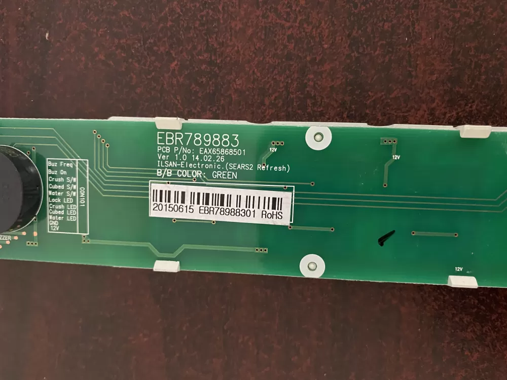 Kenmore EBR78988301 Refrigerator Control Board AZ32970 | BK1682