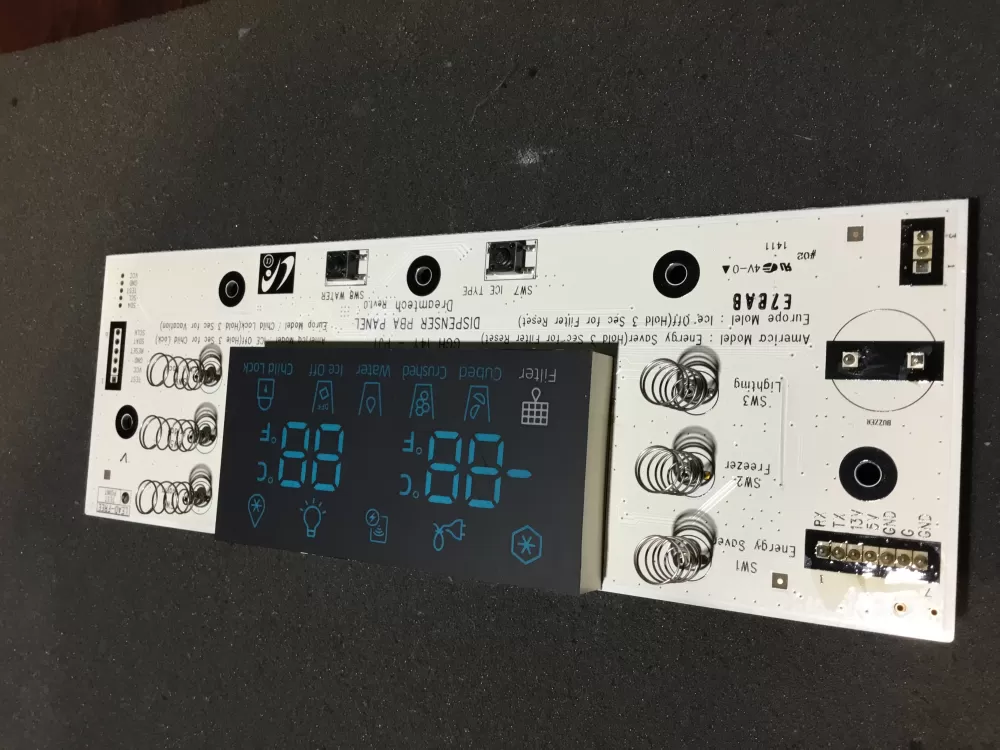 Samsung DA92-00607A Refrigerator Control Board