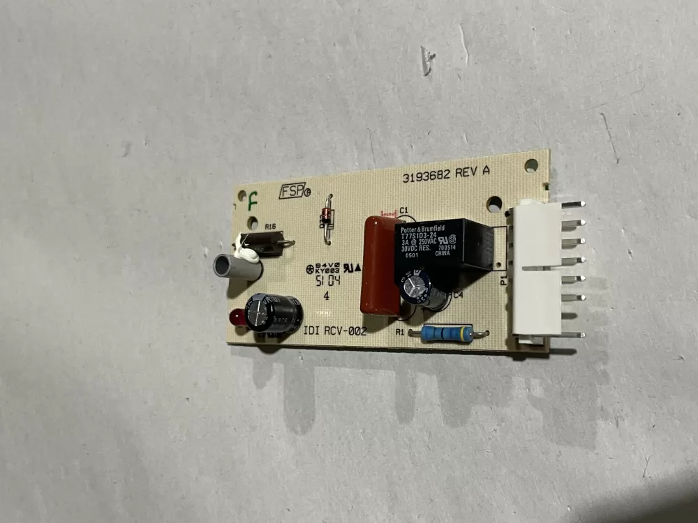 Whirlpool 3193682 Refrigerator Ice Optic Board