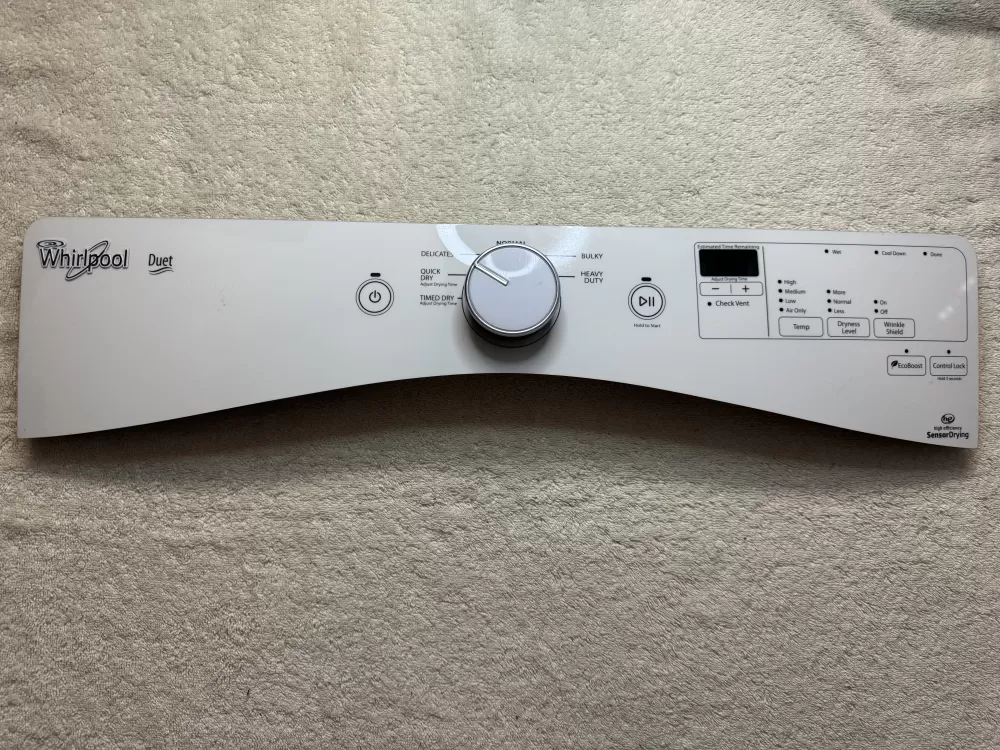 Whirlpool W10639903 Dryer Control Board Panel