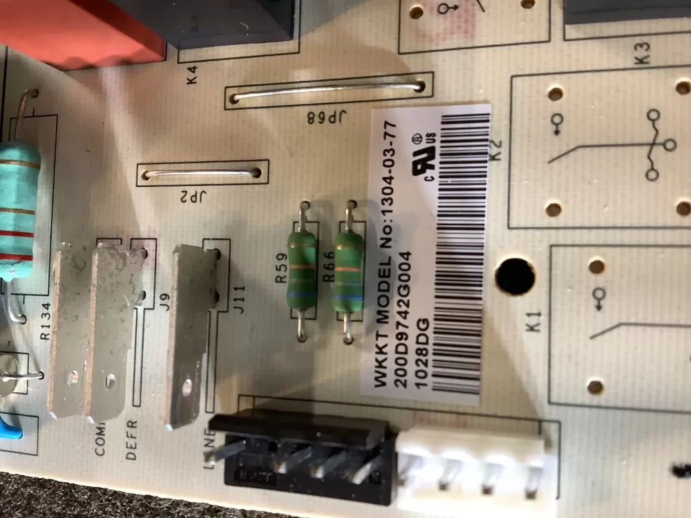 GE EBX1110P002 200D49742G004 WR55X10996 Fridge Control Board AZ110728 | NR552