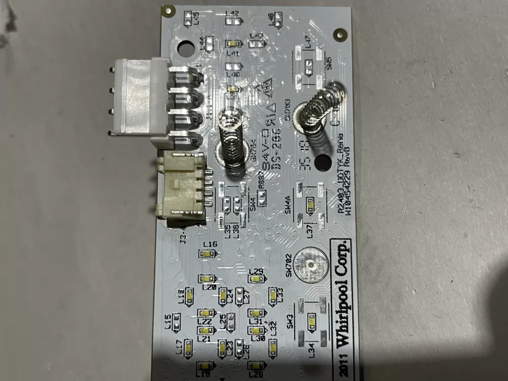 Whirlpool W10454229 Refrigerator UI Control Board AZ188878 | Wm1563