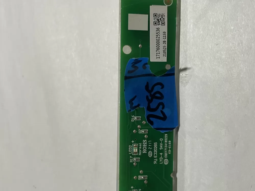 Samsung 17176000025540 Dishwasher Control Board AZ186589 | Wm2585