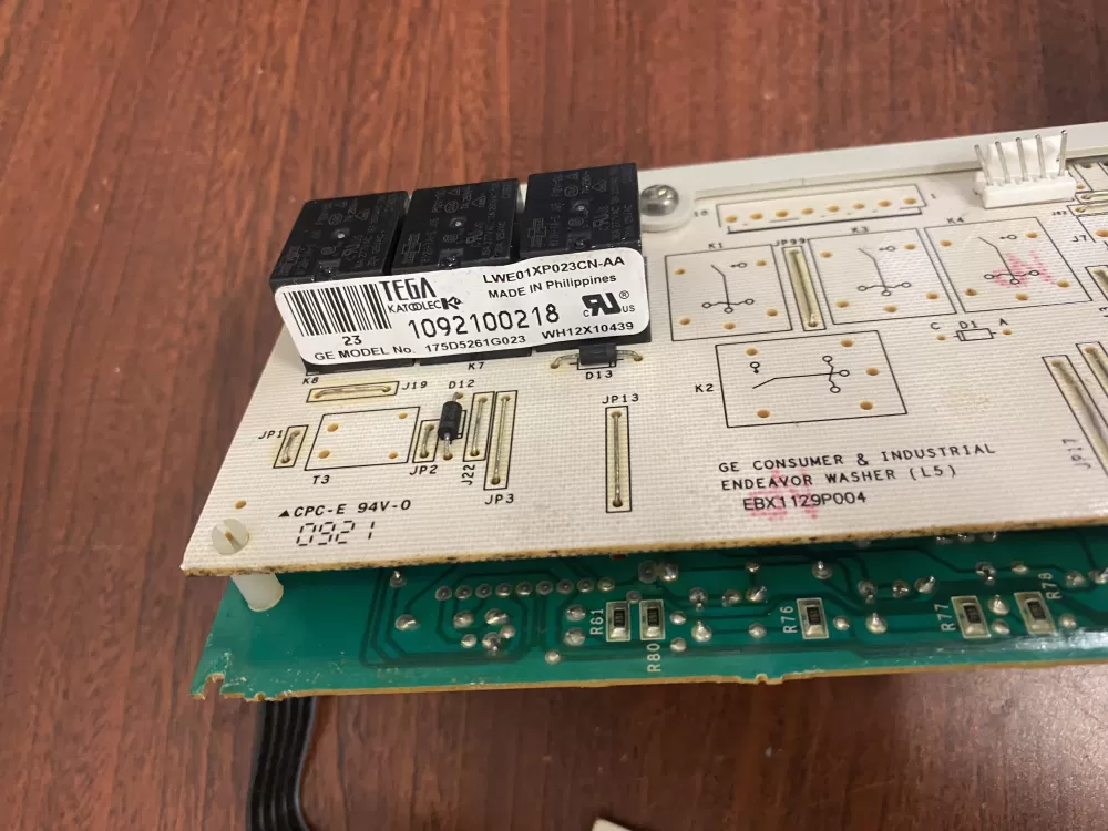 GE 175D5261G023 EBX1129P004 WH12X10439 Washer Control Board AZ47937 | BK1515