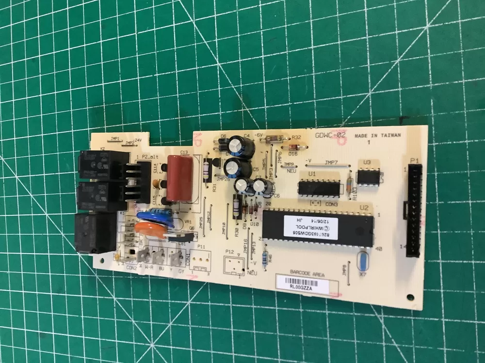 Whirlpool 8267493GDWS05 8267371 Dishwasher Control Board AZ213348 | NR106
