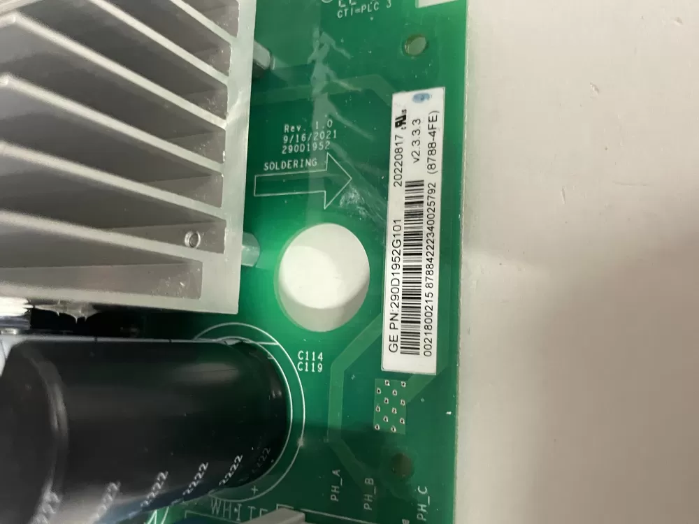 GE 290D1952G101 Washer Inverter Board AZ225705 | Wm640