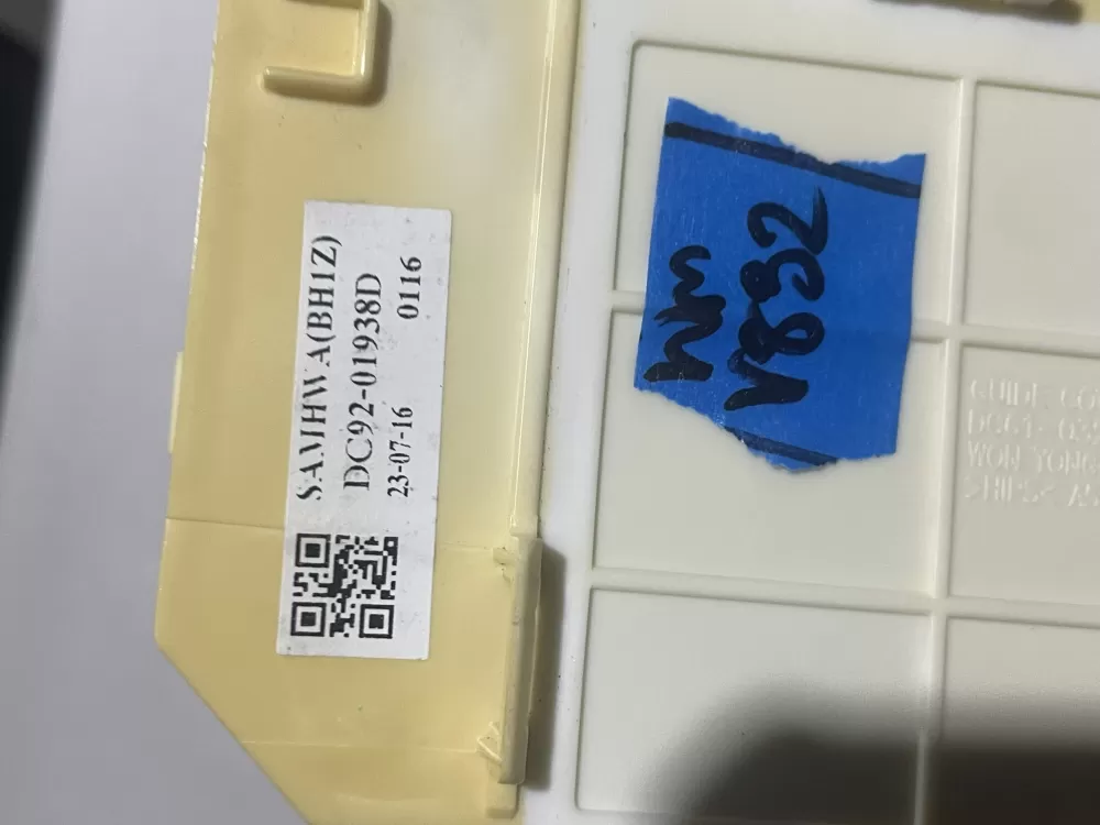 Samsung DC92 01938D Washer Control AZ185974 | WmV832
