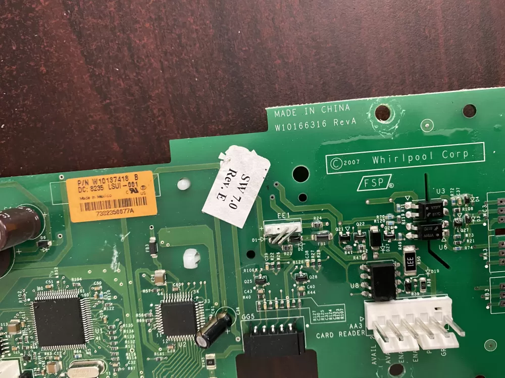 Maytag Washer Control Board Display User Interface AZ36299 | BK453