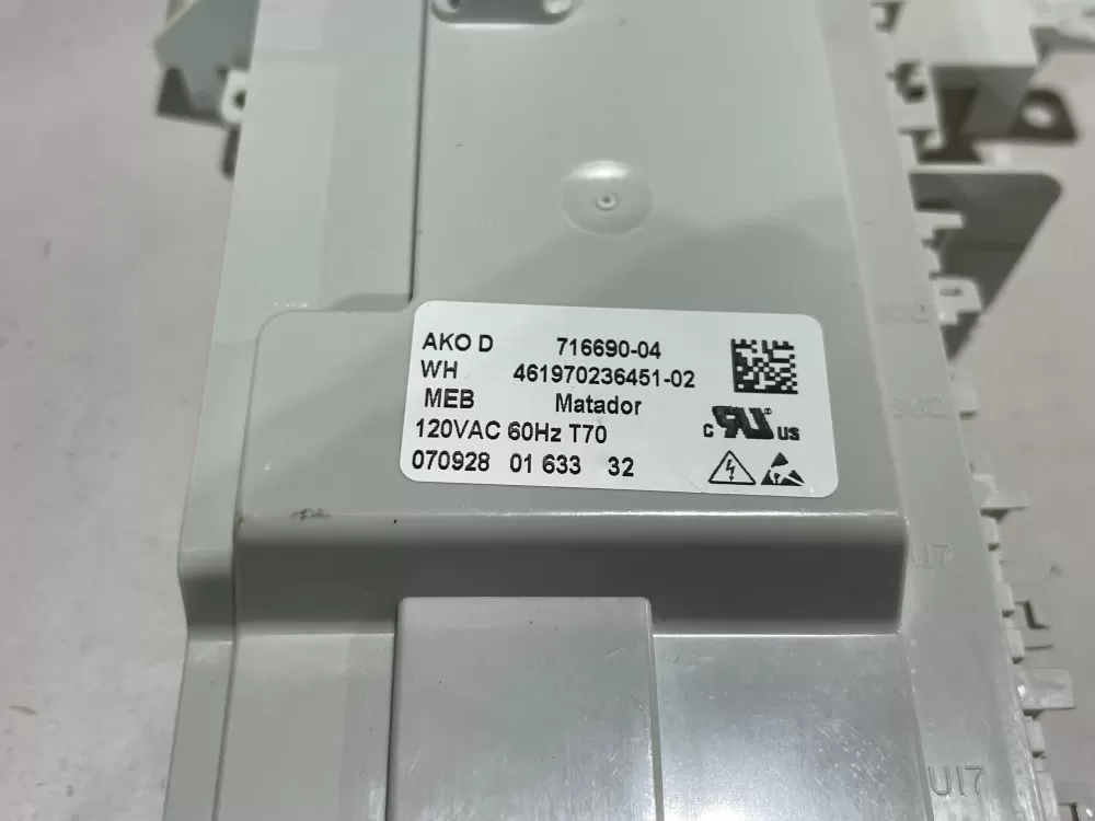 Whirlpool Kenmore 716690 07 Washer Control Board W10156258 AZ161147 | Wm174