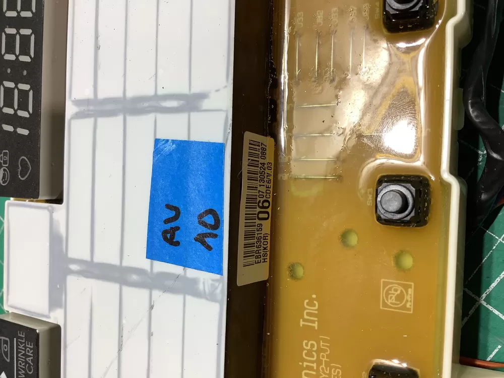 LG EBR63615906 Dryer Control Board AZ186857 | AV10
