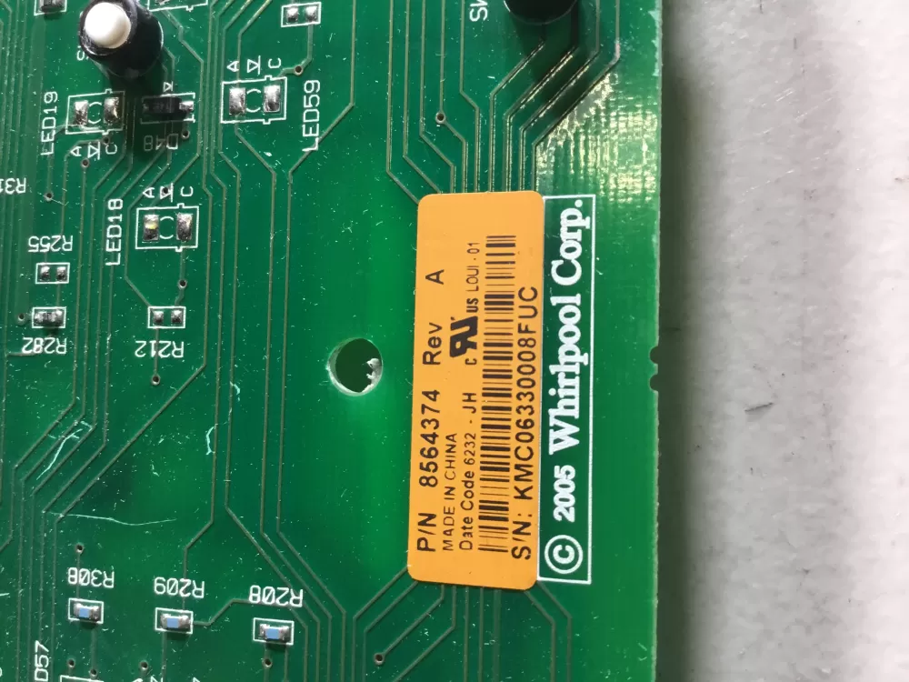 Kenmore WP8564374 AP6013322 8564374 Washer Control Board AZ47580 | NRV448