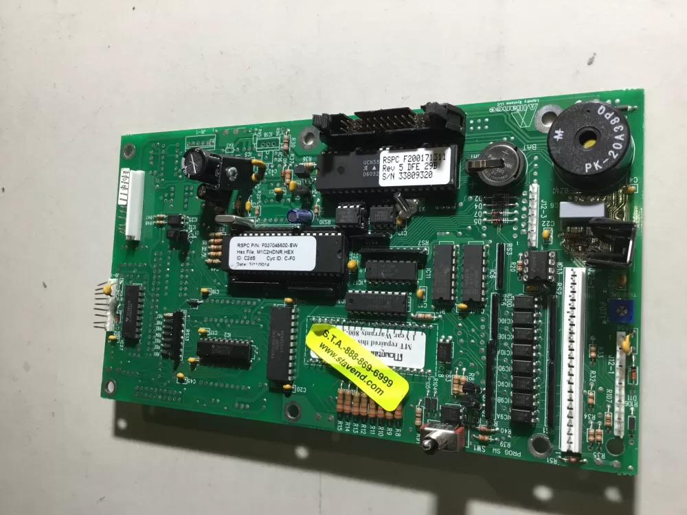 SpeedQueen  F200171311  F037045540 alliance