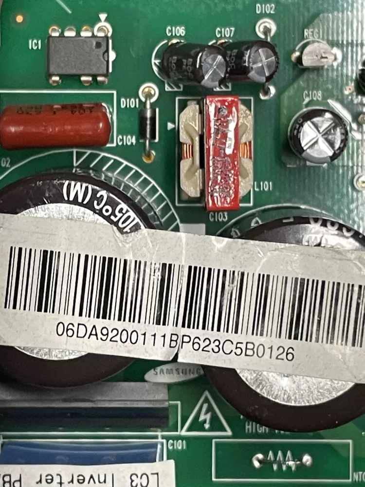 Samsung DA92-00111B Refrigerator Inverter Control Board AZ13698 | 723