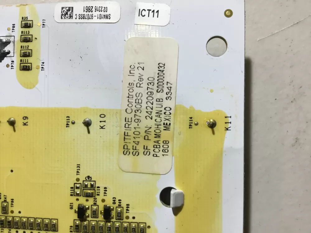 Frigidaire AP6285796 Refrigerator Control Board Display AZ38125 | NR3