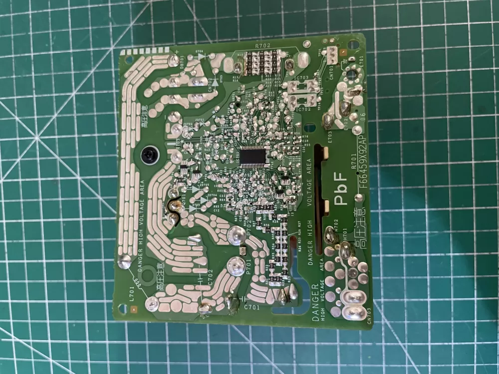 Panasonic F66459X92AP Microwave High Voltage Control Board AZ193260 | KM1595