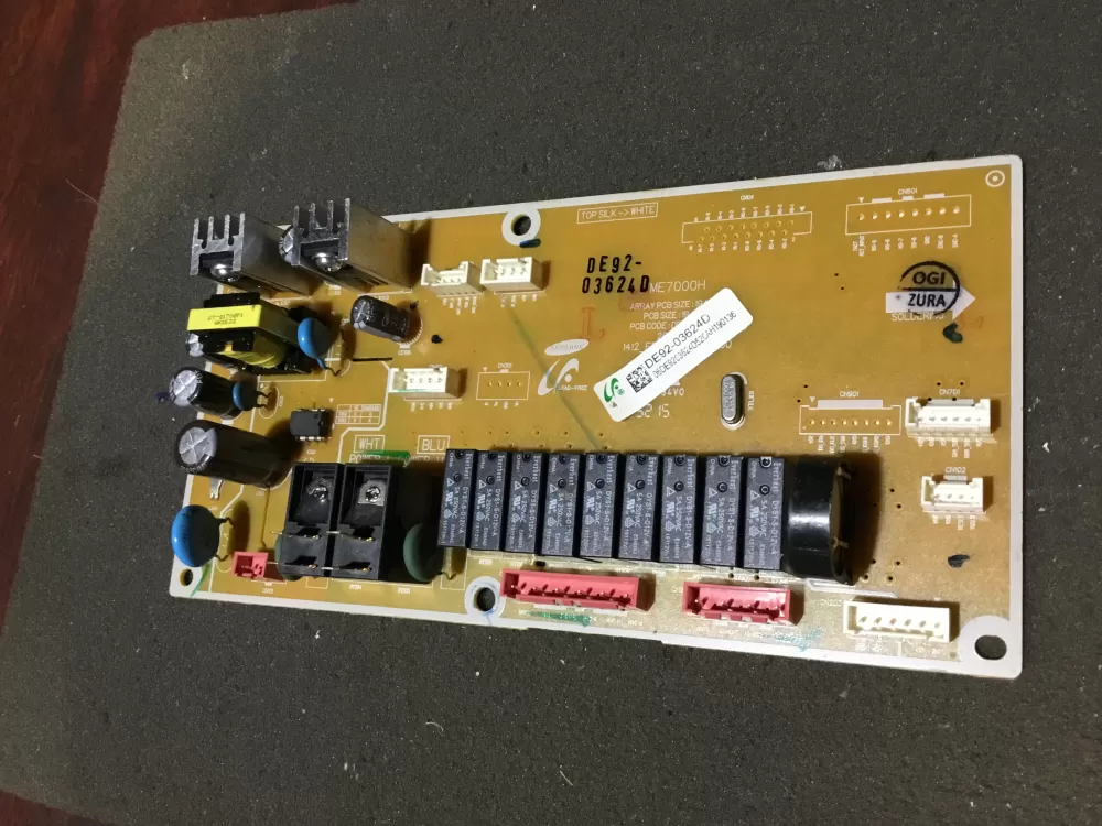 Samsung DE92-03624D Microwave Control Board
