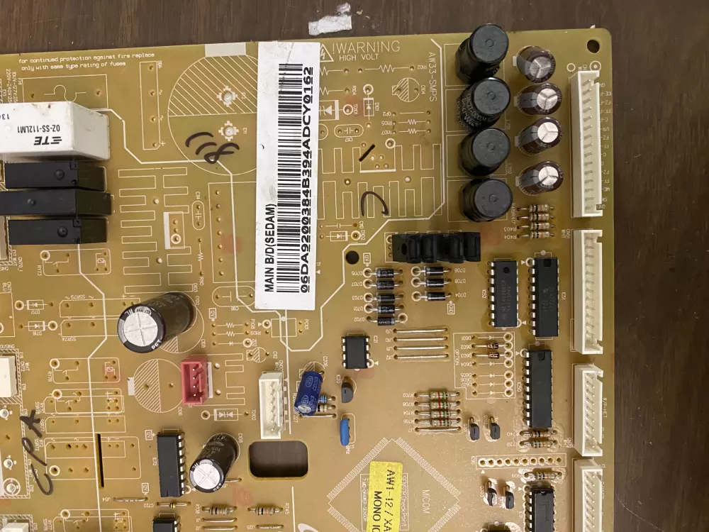 Samsung DA92-00384B DA41-00750B Refrigerator Control Board AZ89832 | BK1586