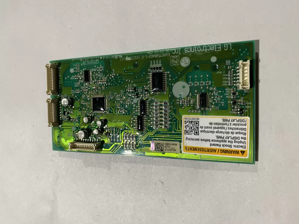 LG EBR85194711 Washer Control Board Panel AZ141451 | BK644