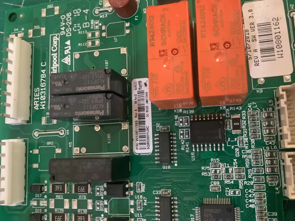 Whirlpool W10675033 W10801162 Refrigerator Control Board AZ206660 | NR1122