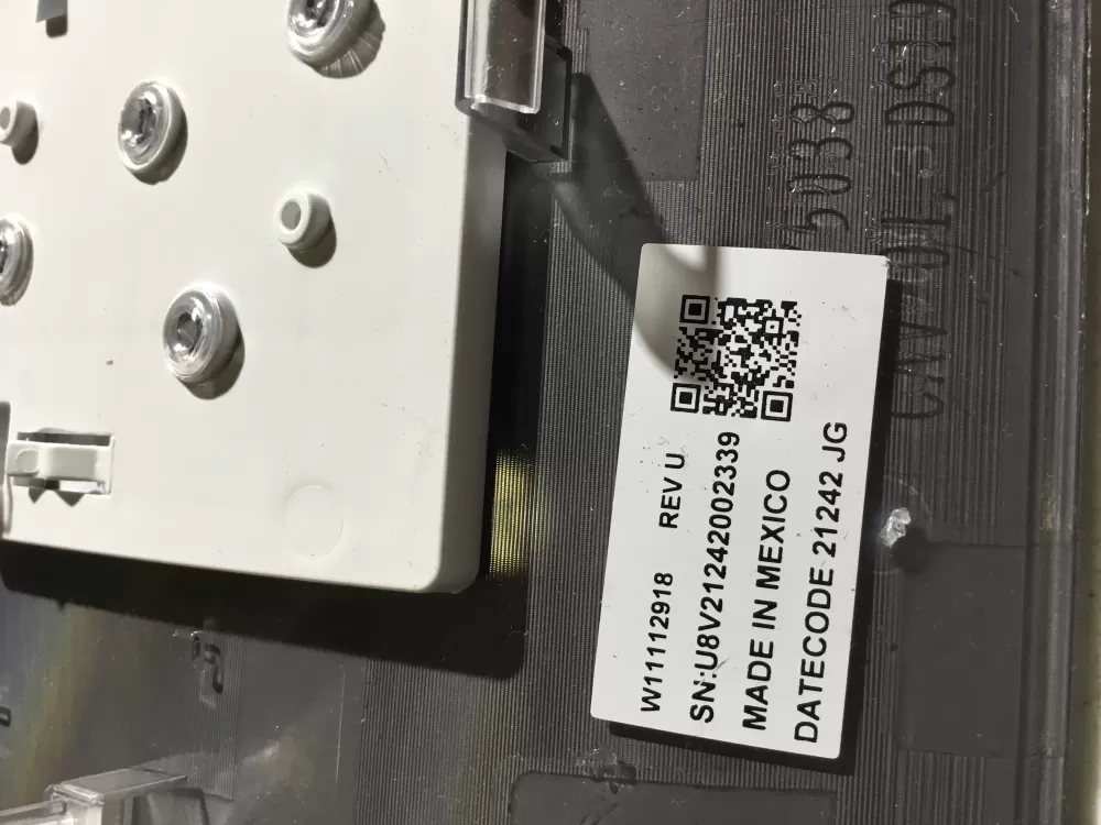 Whirlpool W11185287 Washer Control Board Touchpad Panel AZ29387 | NRV6