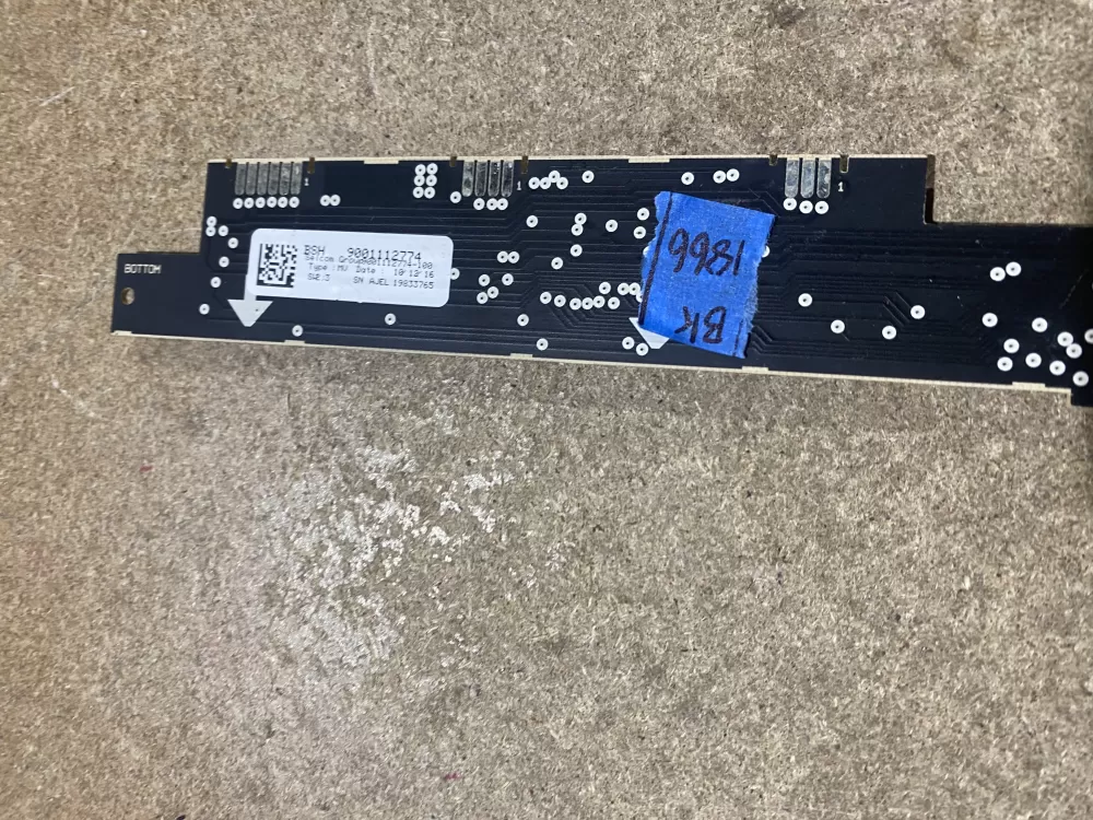 Bosch 9001112774 11013384 Dishwasher Control Board AZ76339 | BK1866