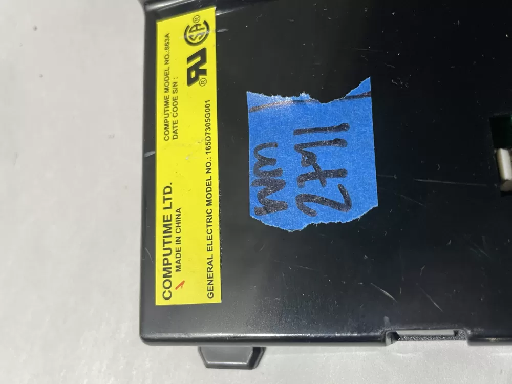 GE 165D7305G001 Dishwasher Control Board Main AZ199769 | Wm2791