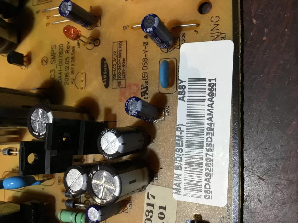 Samsung DA92 00768D Refrigerator Control Board Inverter AZ65966 | NR2115