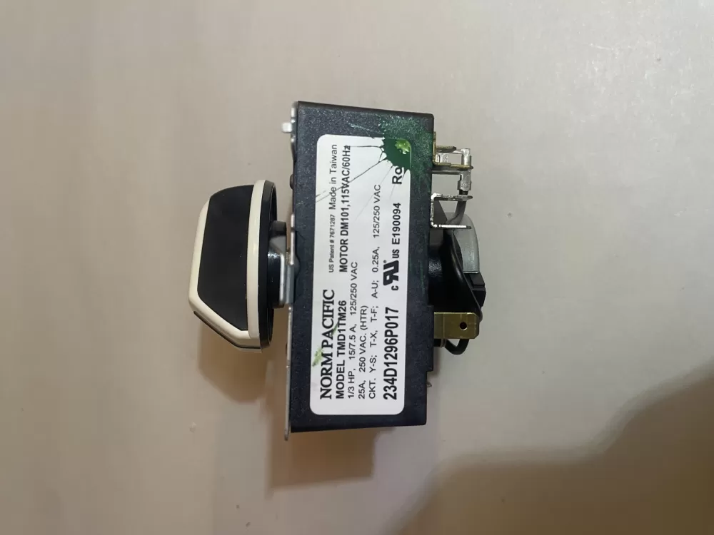 Kenmore  General Electric WE4M521 WE04X22654 PS11721520 234D1296P017 Dryer Timer