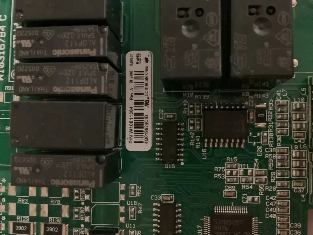 Whirlpool W10843055 Main Control Board AZ208367 | ZC744