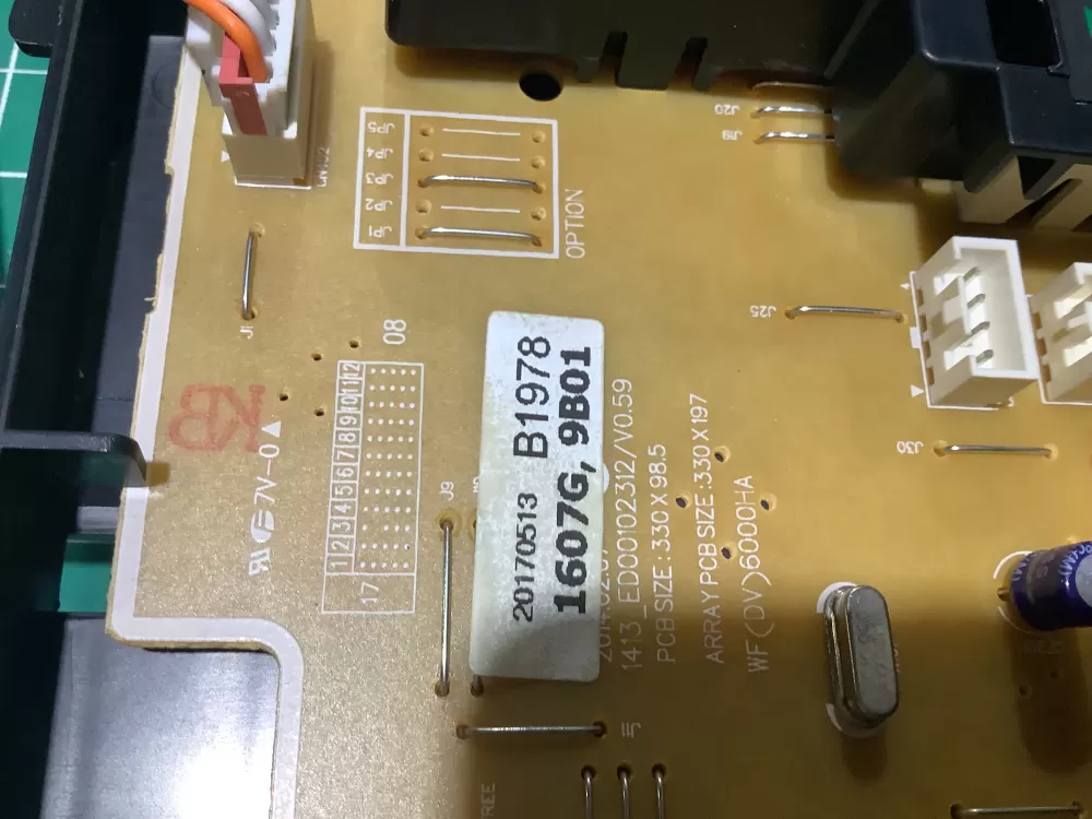 Samsung AP5916790 DC92-01607G PS9605959 Dryer Control AZ132225 | ZCV739