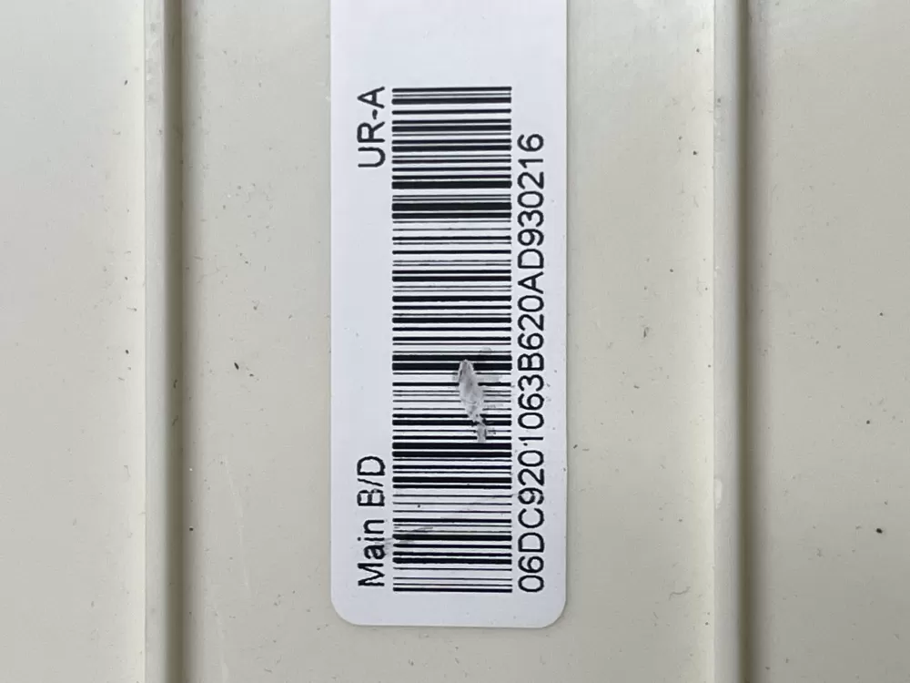 Samsung DC92-01063B AP5652 Washer Control Board Main PCB Assembly AZ2738 | WmV73