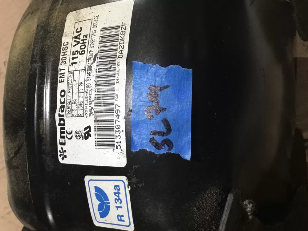 Sub Zero 7011059 513307497 Refrigerator Compressor AZ97383 | Sl79