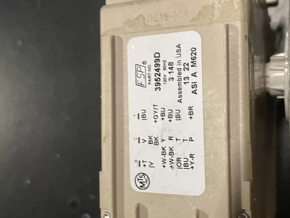 Whirlpool Washer Timer 3952499D AZ25817 | WM737