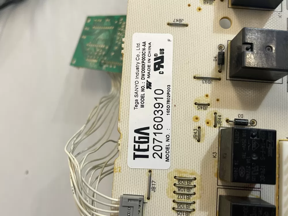 GE Power Dishwasher Control Board 165D7802P003 WD21X10247 AZ213598 | Wm1548