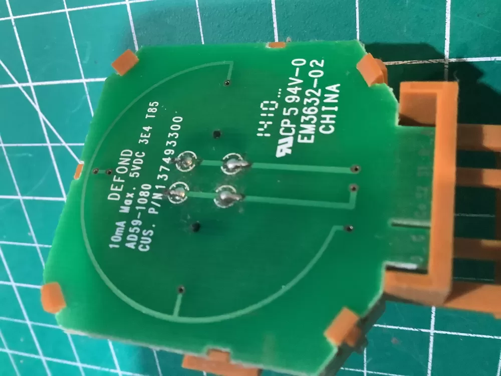 Kenmore Frigidaire Electrolux 137493300 Washer Control Switch AZ143519 | SL175