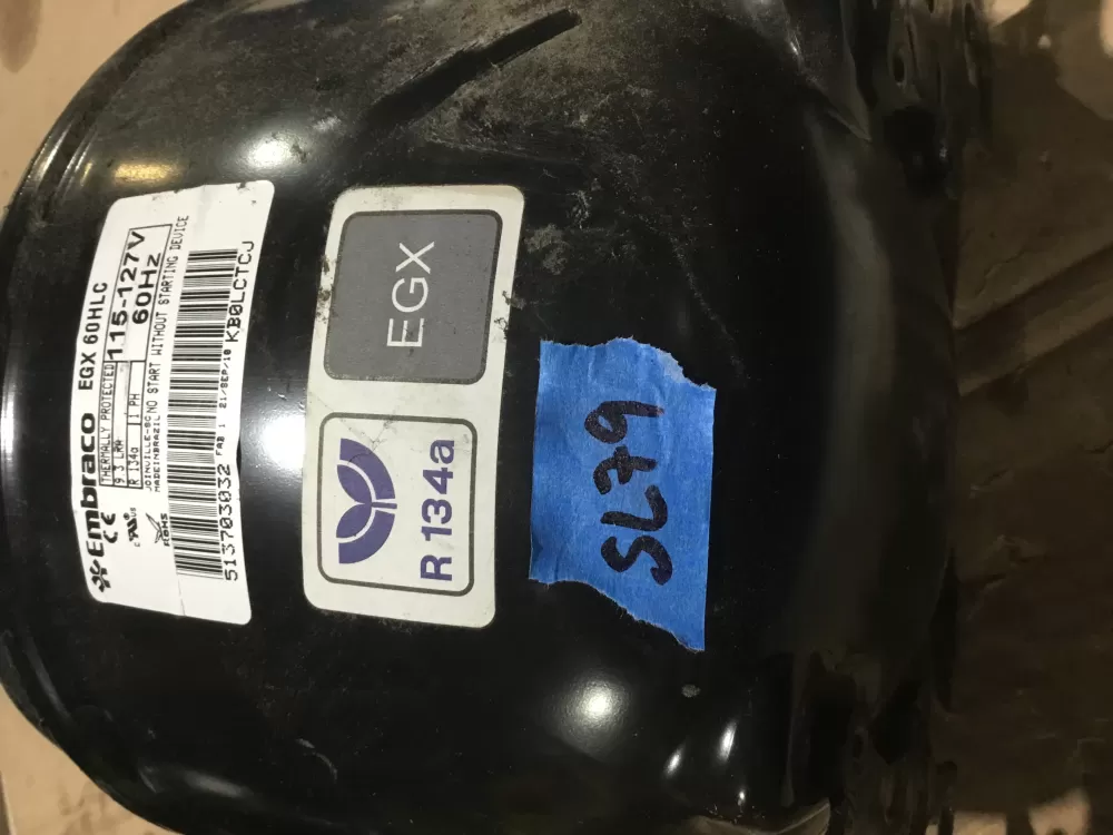 Embraco 513703032 Refrigerator Compressor AZ97382 | Sl79