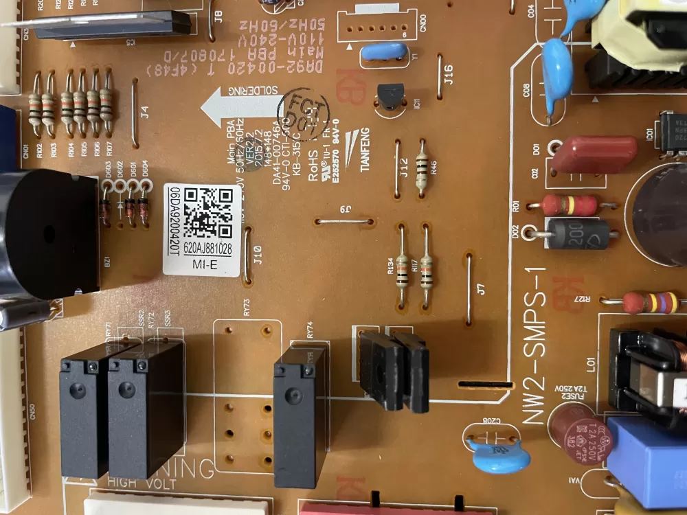 Samsung DA92 00420T DA9200420T Refrigerator Control Board AZ38651 | KM274