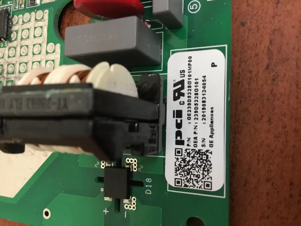 GE 239D5328G101 WR55X11124 Refrigerator Control Board AZ33344 | NRV366
