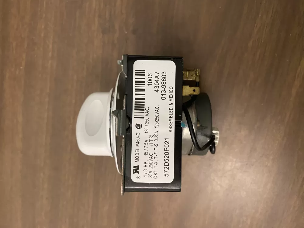 GE 572D520P021 WE4M271 Dryer Timer