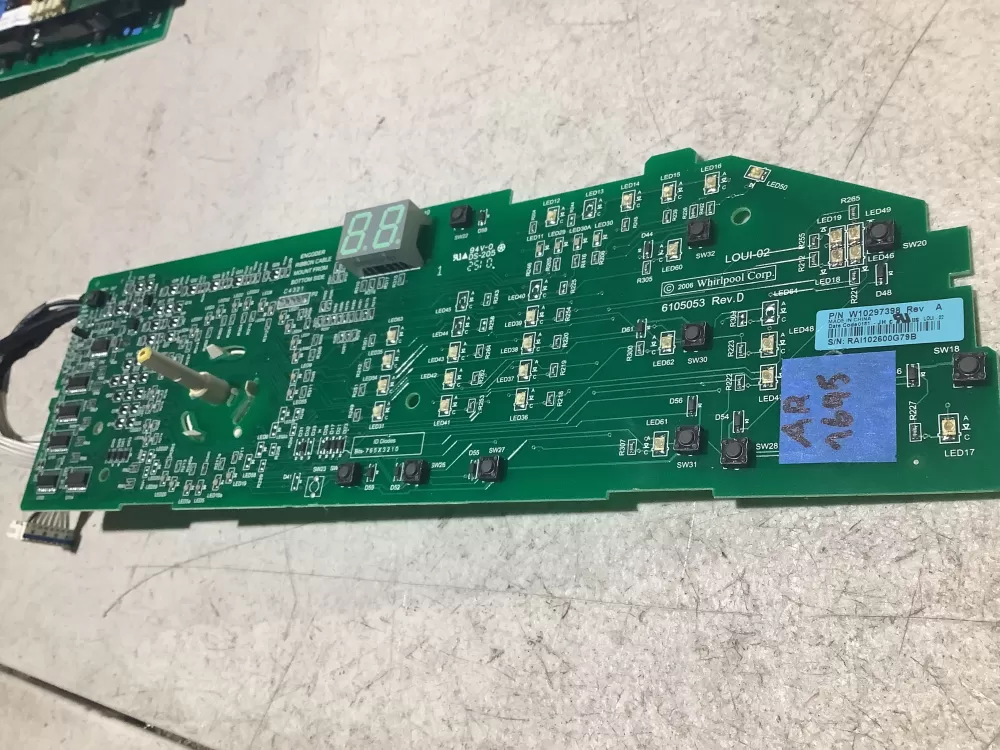 Whirlpool W10298622 W10297398 Washer Control Board AZ111831 | AR1695