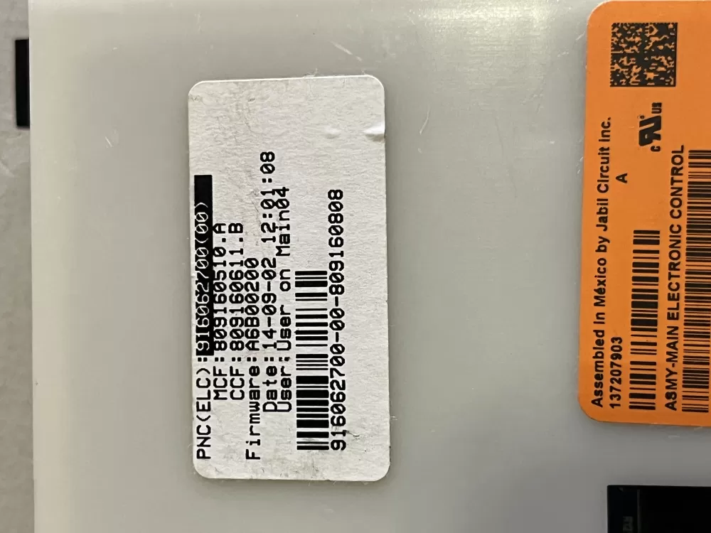 Frigidaire 916062700 Dryer Control Board AZ43787 | 1752