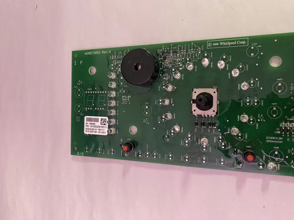 Kenmore Whirlpool Maytag Amana W10252256 Washer Control Board AZ197300 | BK2732