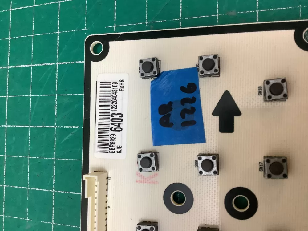 LG EBR89296403 Oven Range UI Display Control Board AZ226004 | AR1226