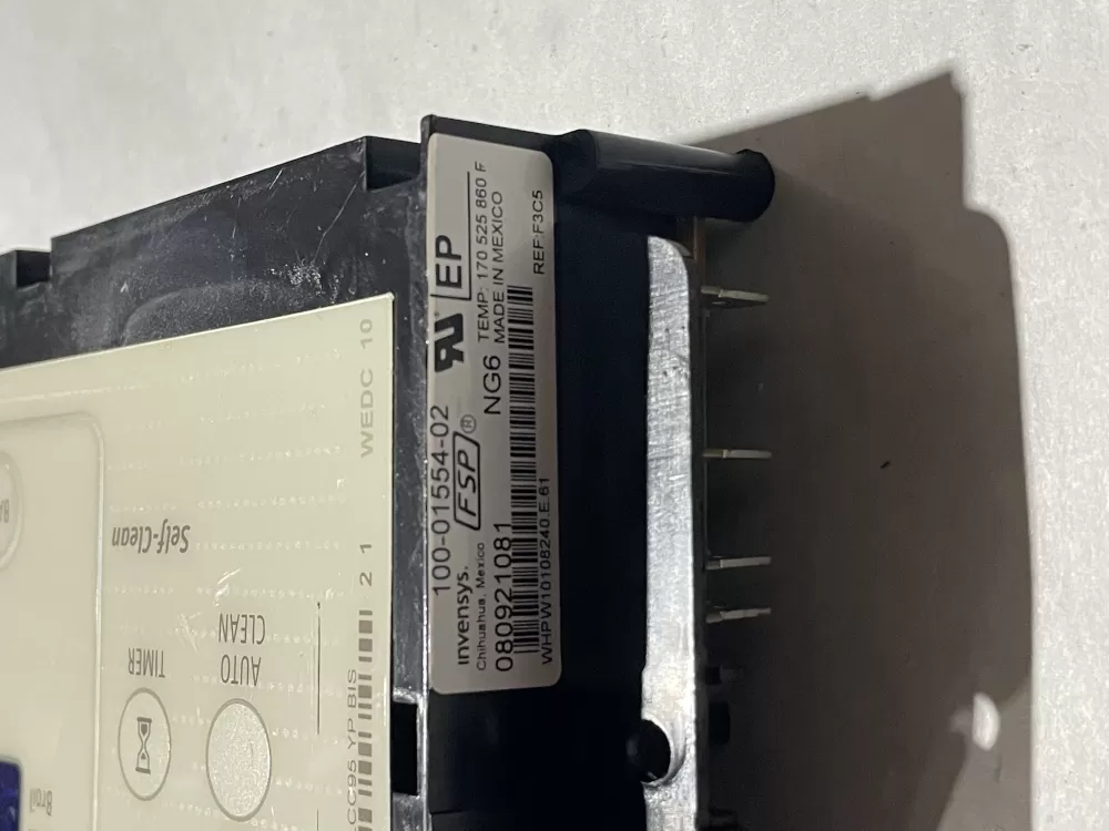 Whirlpool W10108240 072138764 100 01550 51 Range Control Board AZ203467 | KM2638