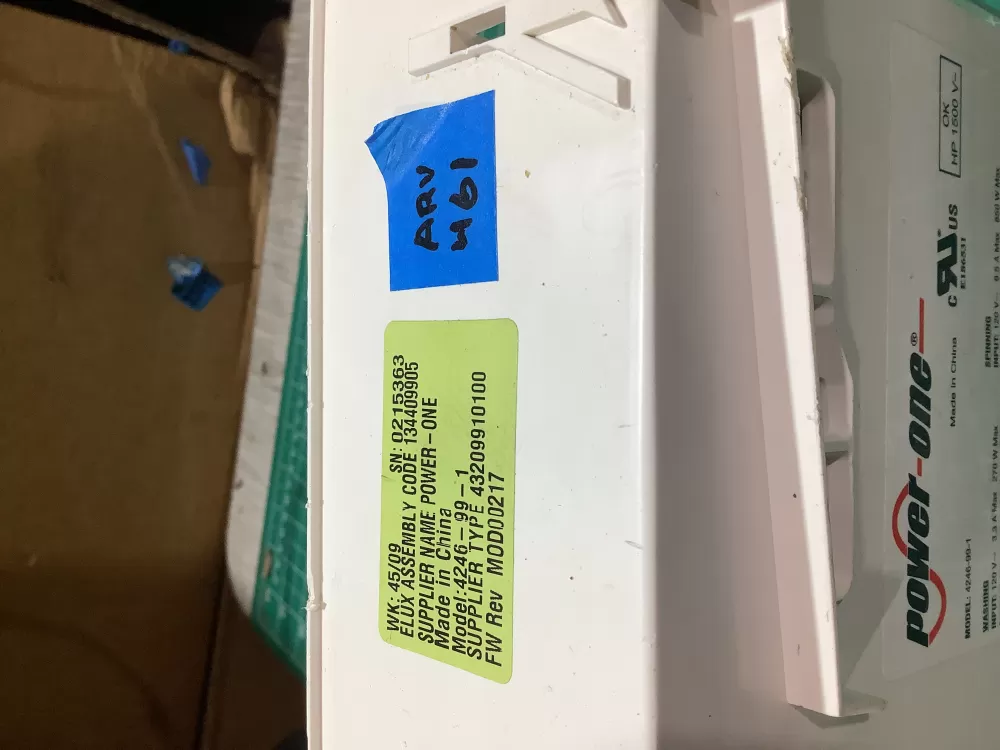 Frigidaire Kenmore 5304504863 4246991 Washer Control Board AZ184946 | ARV461