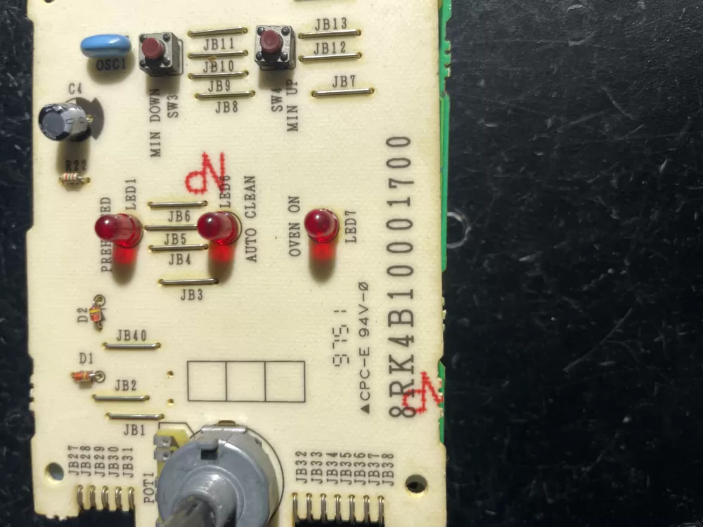 GE Oven WB27X10215 164D3147G017 Control Board  AZ37743 | Wm419