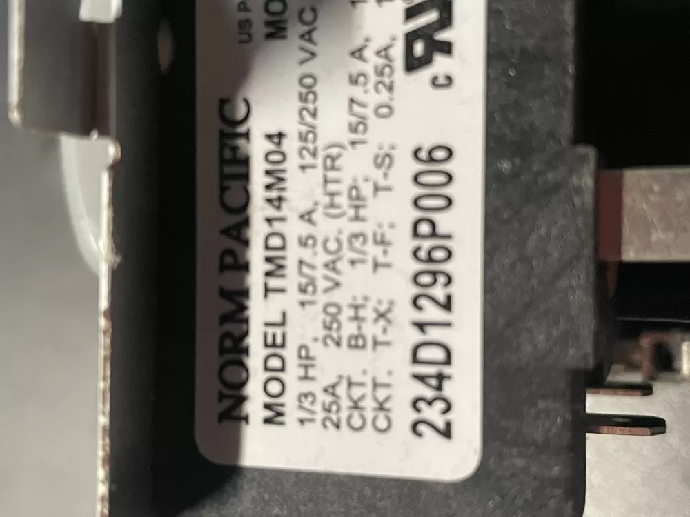 GE TMD14M04 234D1296P006 Dryer Timer AZ4717 | WM1429